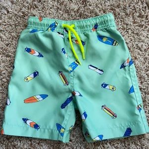 Lands End Boys Surf and Skateboard Trunks